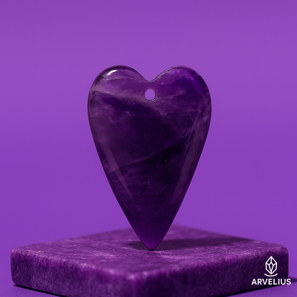 🔮 Amethyst Witch Hat Pendant – Magic, Mystery