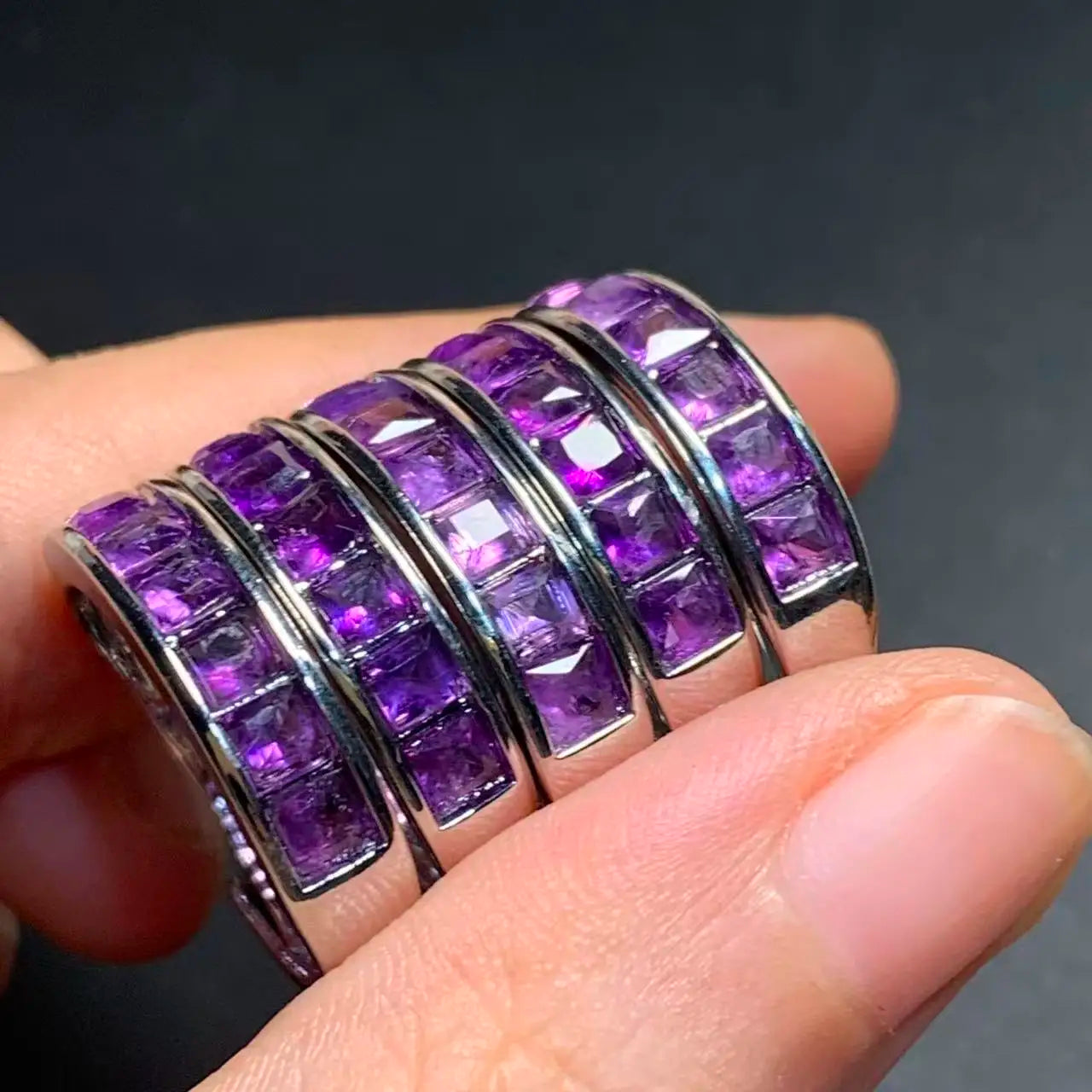 ๐ Natural Amethyst Ring โ Serenity, Beauty & Feminine Power