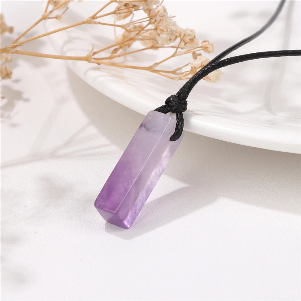 ๐ Amethyst Healing Necklace โ Strength, Clarity & Style