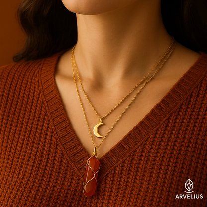 The Bad B*tch Carnelian Necklace🔥