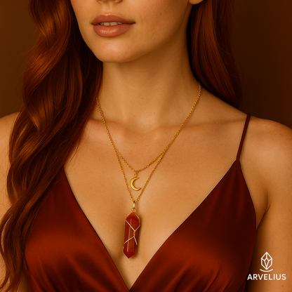 The Bad B*tch Carnelian Necklace🔥